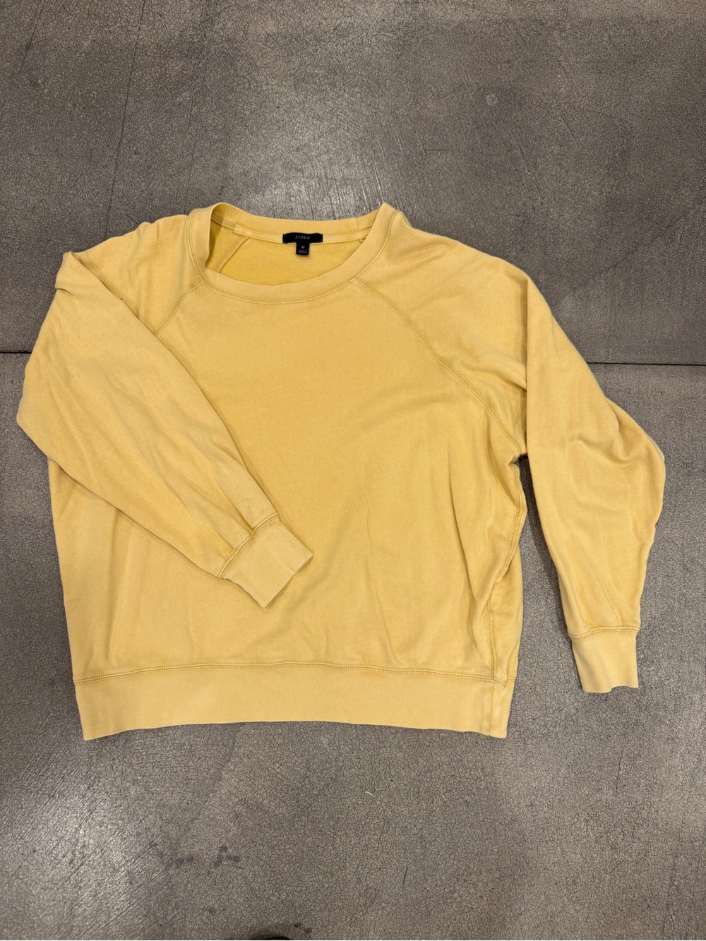J. Crew Pale Yellow Crewneck Sweater